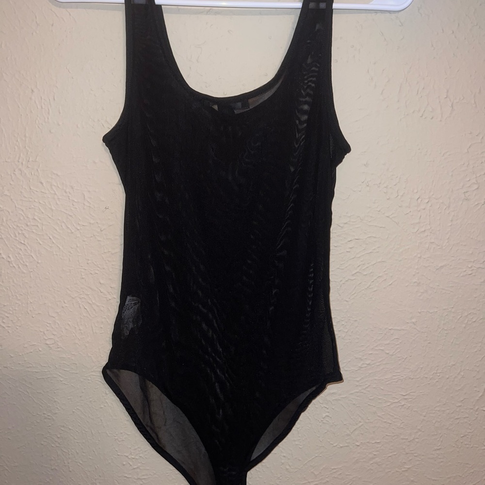Forever 21 | Black Sexy Sheer Bodysuit